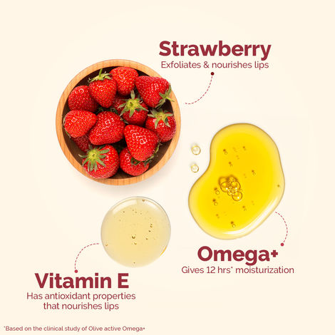 Mamaearth Nourishing Tinted 100% Natural Lip Balm with Vitamin E and  Strawberry