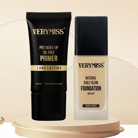 Buy VERYMISS Foundation + Oil Free Primer (Fair Tone)200 gm-Purplle
