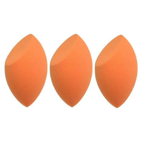 Buy AY Cut Shape Make up Sponge Puff (Colour may Vary) - Pack of 3 Piece-Purplle