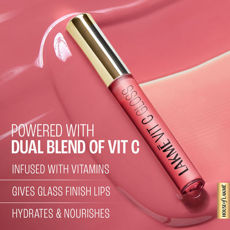 Lakme Superglow VIT-C Gloss-Hot Pink C6-2.5 ml