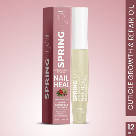 Buy SPRING H2O Nailheal for Cuticle Growth and Repair Oil | Healthier & Faster Nail Growth Oil (12 ml)-Purplle
