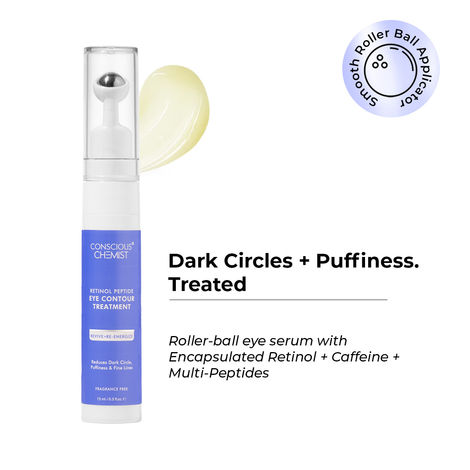 Buy Conscious Chemist Eye Contour Treatment | Retinol Peptide | Dark Circles & Puffiness & Fine Lines 15 ml-Purplle