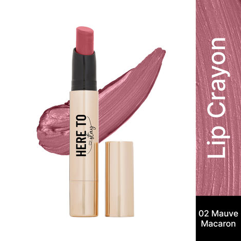 Buy Swiss Beauty Select Here To Stay Lip Crayon, 2.5 gm - Mauve Macaron-Purplle