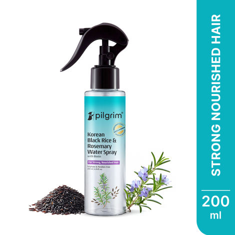 Buy Pilgrim Korean Black Rice and Rosemary Water Spray 200 ml-Purplle