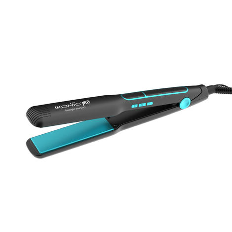 Buy Ikonic Me 2 In 1 Straight And Curl Wide - Black & Teal - 1 Pc-Purplle