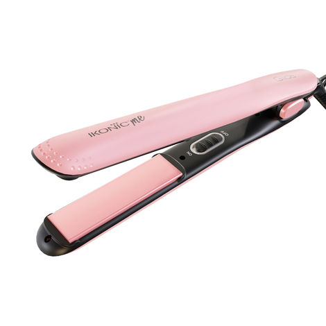 Buy Ikonic Me Glide Hair Straightener - Peach | Ceramic Coated Floating Plates | Quick Heat Up | Switch Light Indicator |Compact Design | Travel Friendly | for All Hair Types - 1 Pc-Purplle