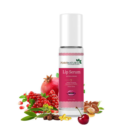 Buy 7 Days Natural Lip Serum Moisture Treat – 10 ml-Purplle