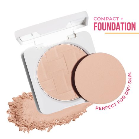 Buy Insight Cosmetics Moisture Lock Compact Foundation - Porcelain Glow - 11 gm-Purplle