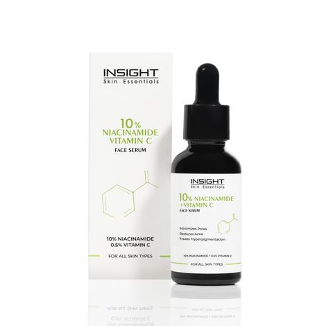 Buy Insight Cosmetics 10% Niacinamide Vitamin C Face Serum 30 ml-Purplle