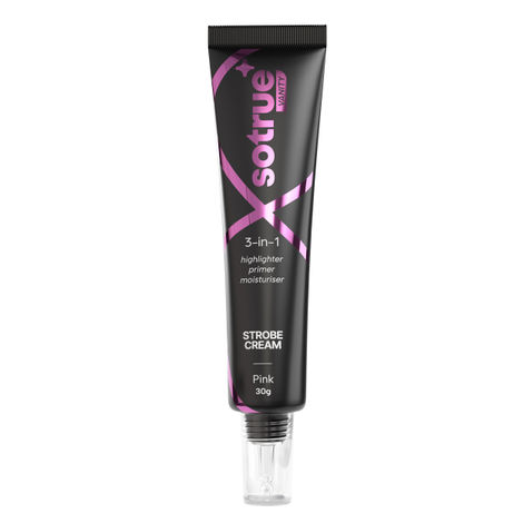 Buy SOTRUE Strobe Cream Pink for Face Radiance, Multipurpose Strobe Cream, Dewy Glazed Instant Glow, Highlighter For Face, Boosts Hydration, For All Skin Types, 30 gm-Purplle
