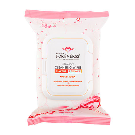 Buy Daily Life Forever52 Ultra Soft Cleansing Wipes KWT001(25 pcs)-Purplle