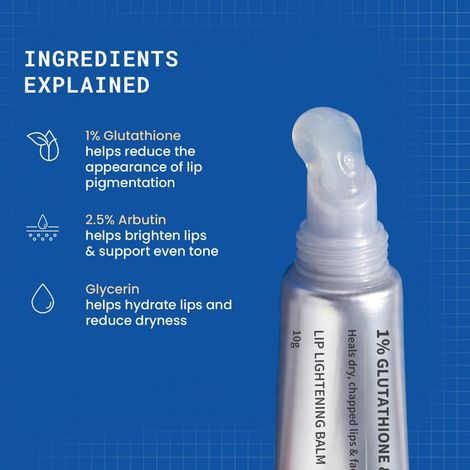 glutathione lip balm Luxie W Lightening Lip Balm for Women