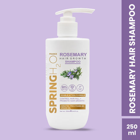 Buy SPRING H2O FRANCE Rosemary Hair Growth Shampoo Control Hair Fall & Promote Hair Growth 250 ml-Purplle