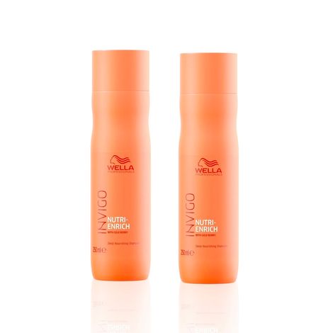 Buy Wella Professionals Nutri-Enrich Shampoo Duo Pack (Deep Nourishing for Dry Hair) - (250 ml + 250 ml) Pack of 2-Purplle