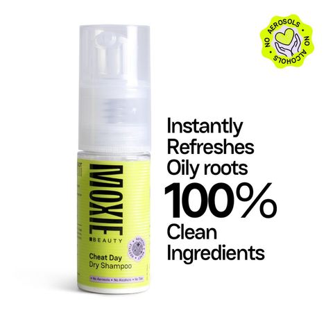 Buy Moxie Beauty Cheat Day Dry Shampoo | Absorbs Oil & Refreshes Greasy Roots | No Alcohol or Aerosols - 100% Plant-based | No white-cast or buildup | 30 gm, Single-Purplle