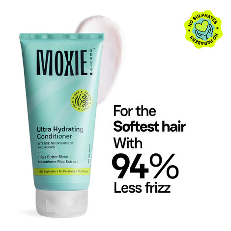 Buy Moxie Beauty Ultra Hydrating Conditioner | For Softer, Frizz-Free Hair | Sulphate and Parabens Free | 175 ml, Pack of 1-Purplle
