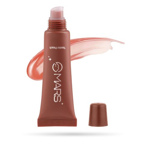 Buy MARS Lippy Top Hydrating Lip Gel (10 ml) (03-TENDER PEACH) | Nourished With Vitamin-E & Shea Butter | Long Lasting Hydration | Glossy Finish | Easy to Apply-Purplle