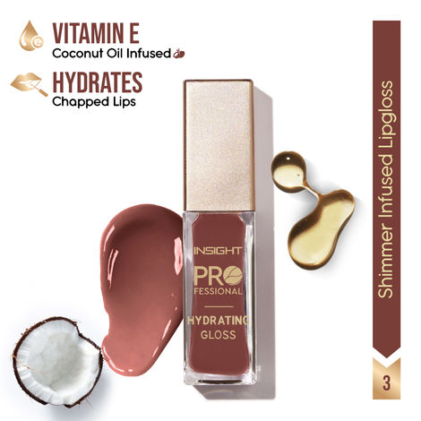 Buy Insight Professional Hydrating Gloss – Iced Latte - 10 gm-Purplle