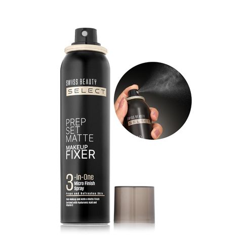 Buy Swiss Beauty Select Prep Set Matte Make Up Fixer With Vitamin E - 120 ml-Purplle