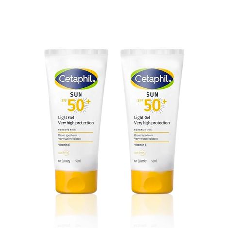 Buy Cetaphil Sun SPF 50 Gel (50 ml)(Pack of 2)-Purplle