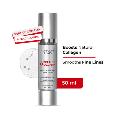 Buy Conscious Chemist 6 Peptide Serum for Face serum for anti-ageing 50 ml-Purplle