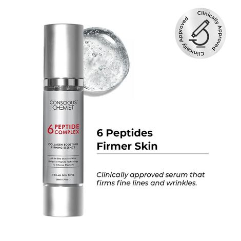 Buy Conscious Chemist 6 Peptide Serum for Face serum for anti-ageing 50 ml-Purplle