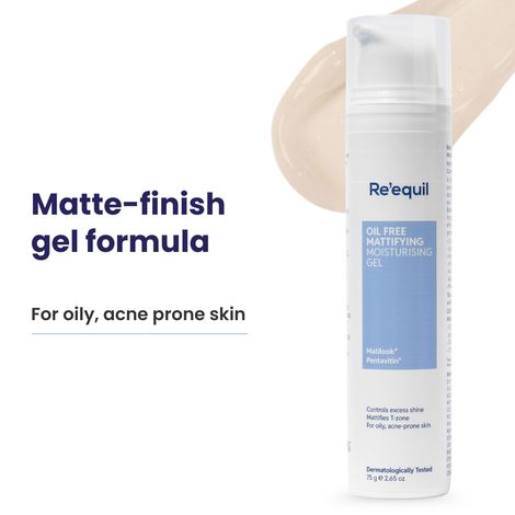 Buy Re'equil Oil Free Mattifying Moisturising Gel 75 gm-Purplle
