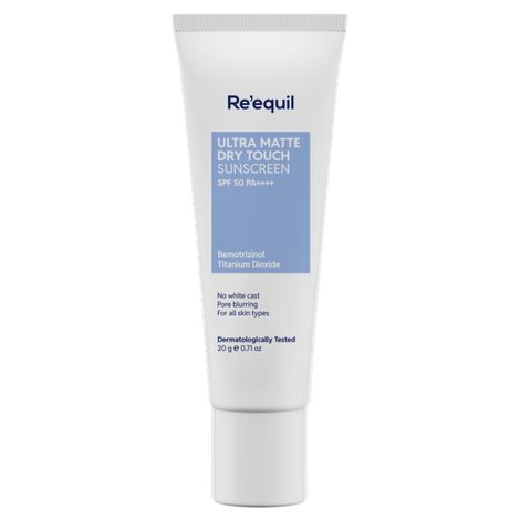 Buy Re'equil Ultra Matte Dry Touch Sunscreen Gel Spf 50 PA++++ (20 gm)-Purplle