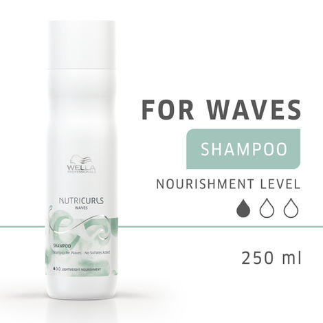 Buy Wella Professionals NUTRICURLS Sulphate Free Shampoo for Waves (250 ml)-Purplle