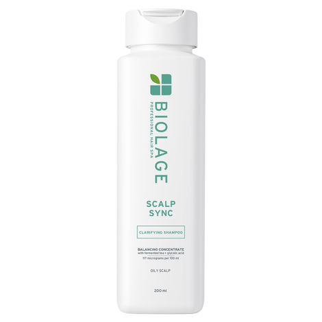 Buy Biolage Scalp Sync Clarifying Shampoo for Soothed and Hydrated Scalp with Fermented Tea and Glycolic Acid for 72HR Soothed and Hydrated Scalp for Women and Men Vegan and Cruelty-Free, 200 ml-Purplle