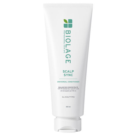 Buy Biolage Scalp Sync Universal Conditioner - Nourishing & Hydrating for All Scalp Types, Lightweight Moisturizing & Conditioning, Fermented Tea Blend & Glycolic Acid, Vegan & Paraben-Free, 100 ml-Purplle
