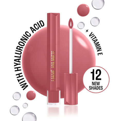 Buy Lakme 9to5 Hya Matte, All Day Pink, Hydrating Liquid Lipstick with Hyaluronic Acid- 5.3 ml-Purplle