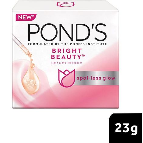 Buy POND'S Bright Beauty Spot-less&nbsp;Glow Serum Cream 23 g.-Purplle
