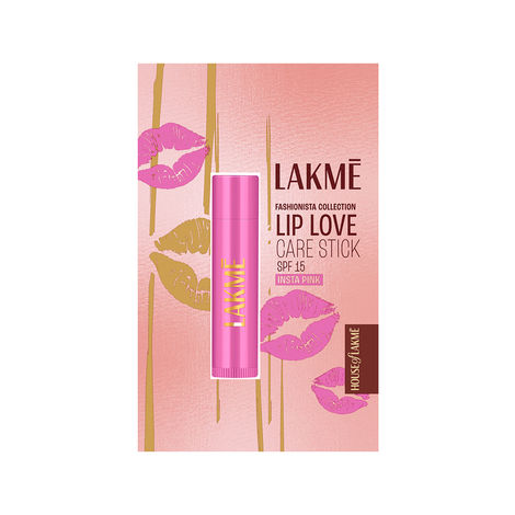 Buy Lakme Lip Love&nbsp;Care stick&nbsp;Insta Pink|Nourishing Lip Balm|SPF 15 | 4.5 gm-Purplle