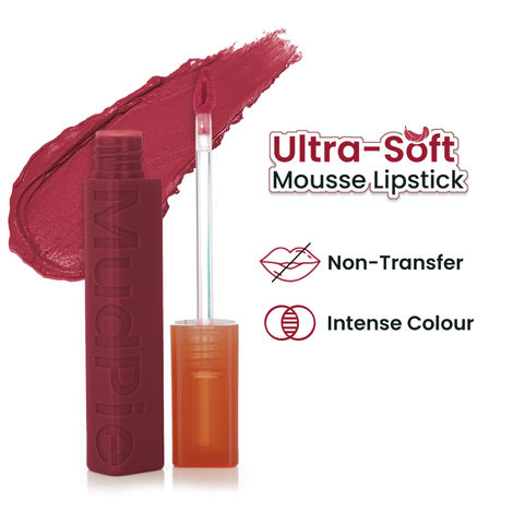 Buy Swiss Beauty Mudpie Lipstick | Soft Matte Mousse Finish - 3 gm, Innovator-Purplle