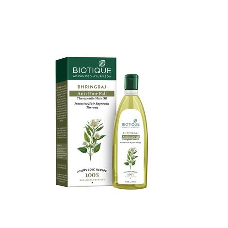 Buy Biotique Bhringraj Anti Hair Fall Therapeutic Hair Oil (100 ml)-Purplle
