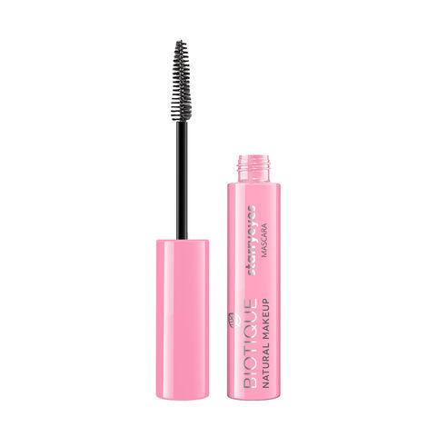 Buy Biotique Natural Makeup Starryeyes Mascara (Ebony Black)(8 ml)-Purplle