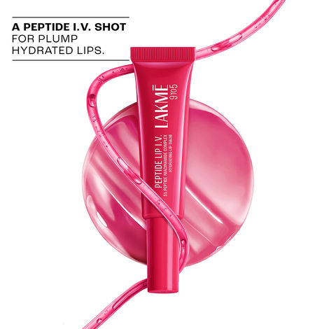 Buy Lakme Peptide Lip IV, Hydrating Lip Balm, Peptalk Pink, 10 gm-Purplle