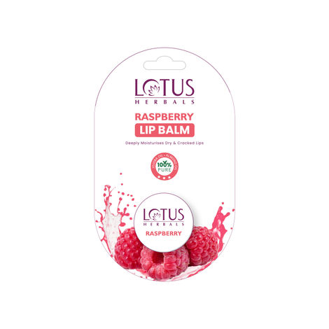 Buy Lotus Herbals Lip Balm - Raspberry | For Dry & Cracked Lips | 5 gm-Purplle