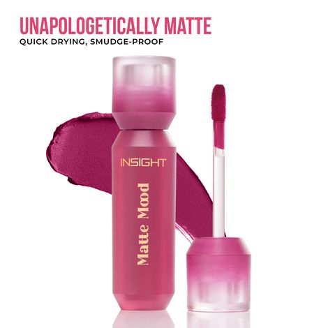 Buy Insight Cosmetics Matte Mood Liquid Lipstick – Bold Bloom - 3.5 gm-Purplle