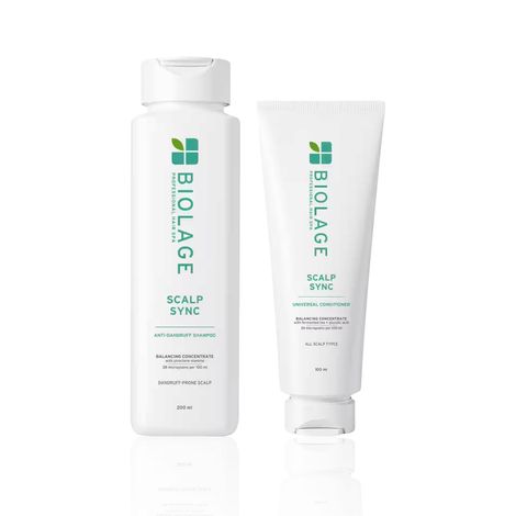 Buy Biolage Scalp Sync Anti-Dandruff Duo | Shampoo (200 ml) + Universal Conditioner (100 ml) - Combo of 2-Purplle