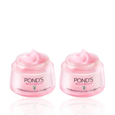 Buy Ponds Bright Beauty Light Cream with UV Filter Niasorcinol Fades Dark Spots Brightens Skin 35 gm (Pack of 2)-Purplle