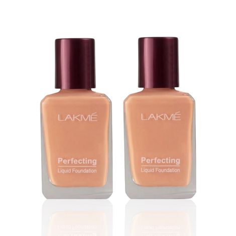 Buy Lakme Forever Matte Foundation For Superior Coverage Vit E Lightweight & Water-Resist Natural Marble 27 ml (Pack of 2)-Purplle