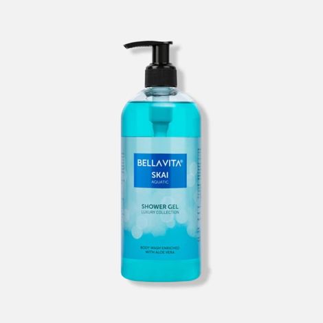 Buy Bella Vita Skai Aquatic Shower Gel 500 ml-Purplle