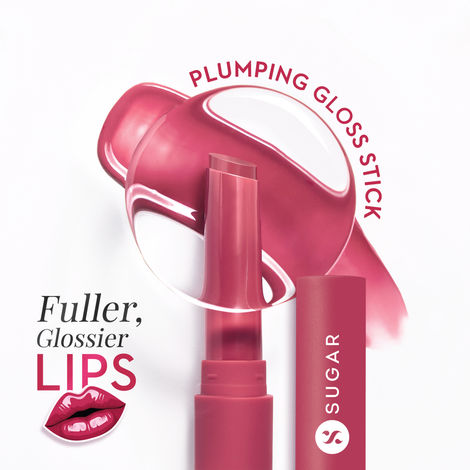 Buy Sugar Glide Peptide Plumping Gloss Stick 02 Pink Pop - 2.7 gm-Purplle