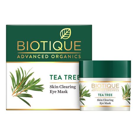 Buy Biotique Advanced Organics Tea Tree Skin Clearing Eye Mask (15 gm)-Purplle