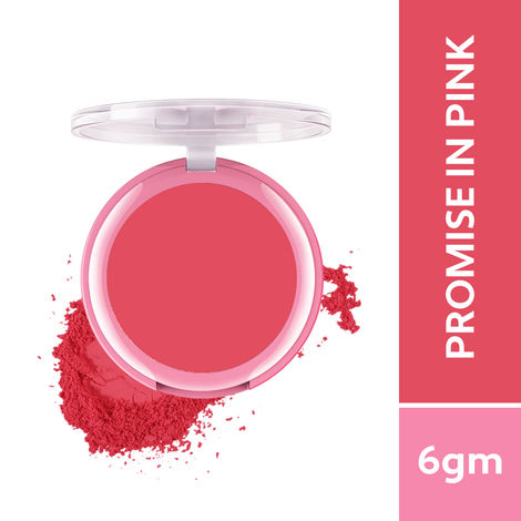 Buy Biotique Natural Makeup Starstruck Matte Blush (Promise In Pink!)(6 gm)-Purplle