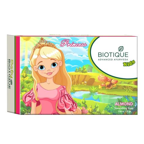 Buy Biotique Kids Disney Princess Almond Nourishing Soap (75 gm)-Purplle