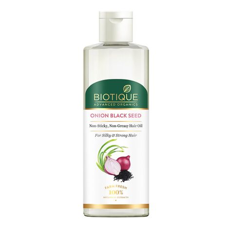 Buy Biotique Advanced Organics Onion Black Seed Hair Oil (200 ml)-Purplle
