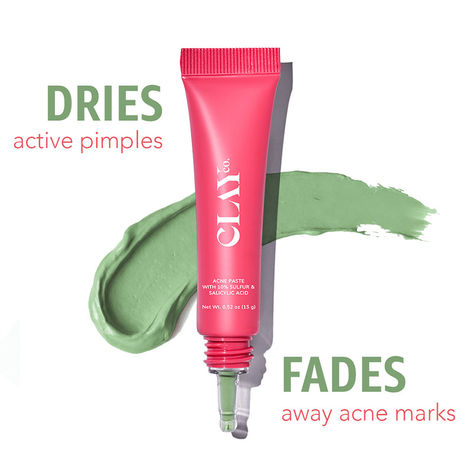 Buy ClayCo Acne Paste With 10% Sulfur & Salicylic Acid (15g)-Purplle